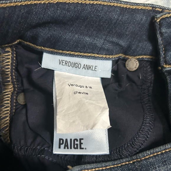 PAIGE VERDUGO ANKLE MID-RISE ULTRA SKINNY JEAN IN NOTTINGHAM - Picture 10 of 16